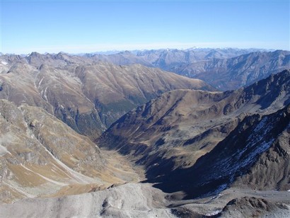 La Val Porchabella  dalla cima del Piz Val Müra 3162 m.