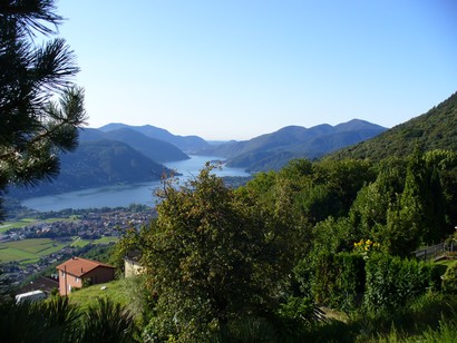 Splendida vista sul Lago di Lugano.