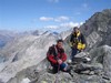 Gianluca e Giuseppe sulla cima del Torrione di Zocca 3080 m.