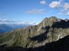 La Cima di Cantolongo 2826 m dal bivacco Corti 2509 m.