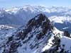 Il Monte Foscagno 3058 m versante NW, ripreso dal Monte Forcellina 3087 m.