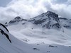 L'ultimo tratto al Monte Gleno 2882 m, dal glacionevato Centrale del Tròbio.