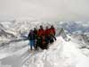 Foto di gruppo della gita Cai Morbegno, in cima allo Zapporthorn 3152 m.