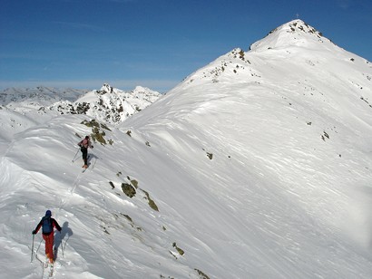 La Cima Vegàia vista dalla quota 2813 m.