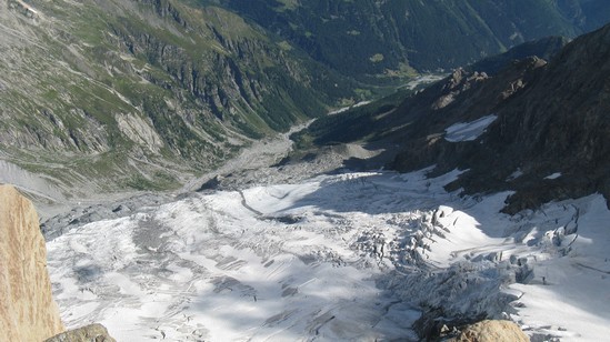 Il ghiacciaio del Disgrazia verso la Valmalenco.