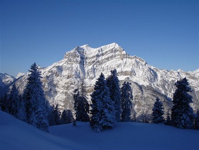 La Rautispitz 2283 m durante la salita allo Schilt 2299 m.