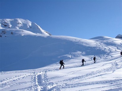 Attimi durante la salita allo Schilt 2299 m.