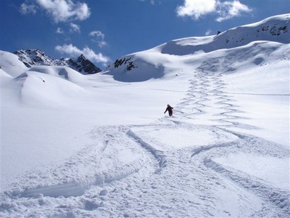 Lorenzo sul pendio sottostante la quota 2171 m.