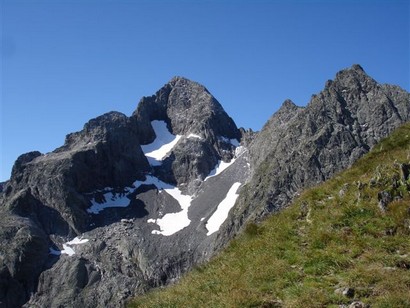 Il Pizzo del Diavolo di Tenda 2916 m da Passo del Salto 2410 m.