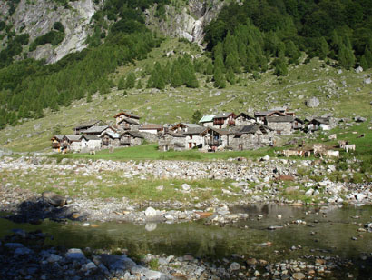 L'abitato di Corte Terza.