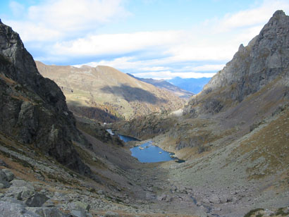Lago Zancone, sotto il Lago di Trona.