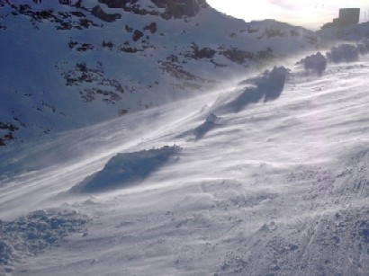 Foto del vento... tanto vento... troppo vento che ha mantenuto gelida la temperatura.