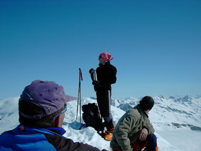 Foto sulla cima.