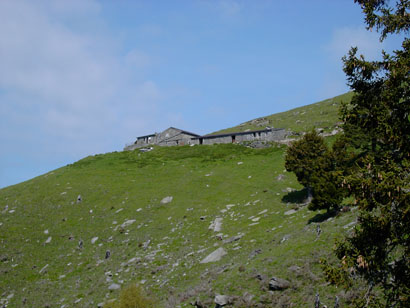 Il rifugio sul Monte Bassetta.