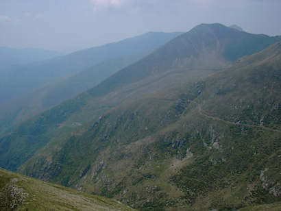 Foto del single track di discesa.