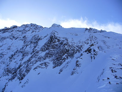 Pizzo Grandinagia visto dal punto 2445.