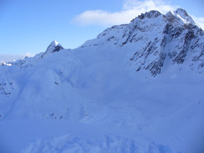 Vista sulla Val Cavagnolo e Poncione omonimo.