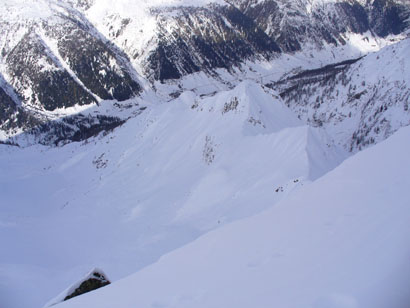 Vista sulla Val Bedretto.