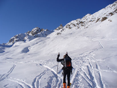 Salita verso il Passo Della Cima Di Lago.