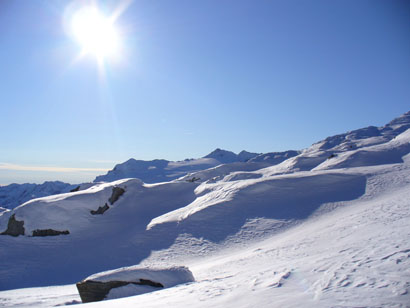 All'orizzonte il Basodino.