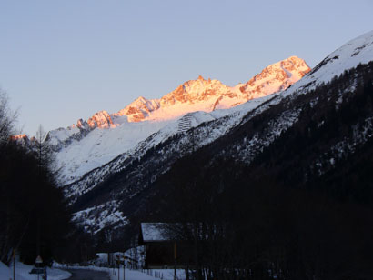 Sorge il sole sul Pizzo Rotondo e Pesciora.