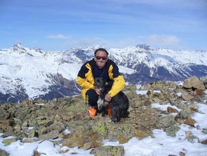 Domenico e Beba sulla cima.