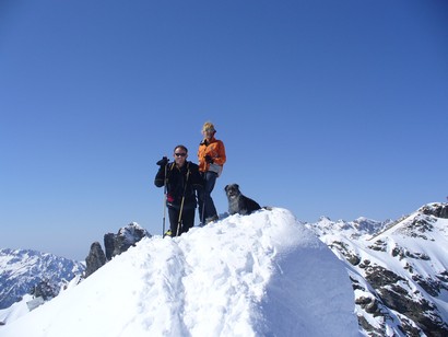 Domenico, Milvia e Beba in posa.