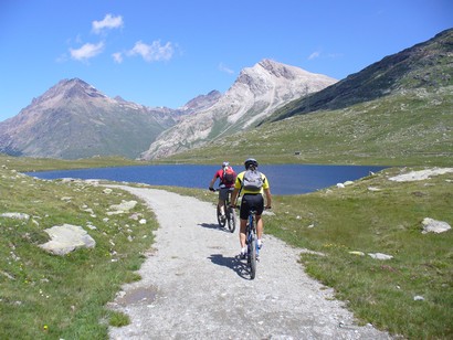 Mauro e Sergio nei pressi del Lago Nero.