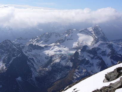 Panoramica dalla cima.