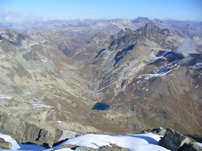 Vista sulla valle di Bivio.