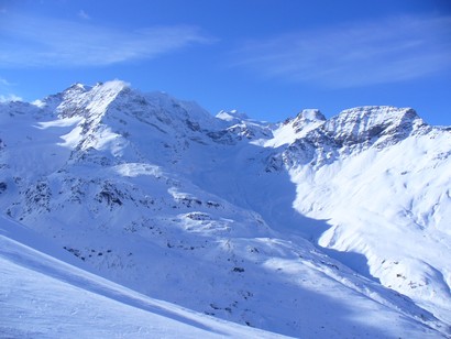 Piz Cambrena sulla sinistra.