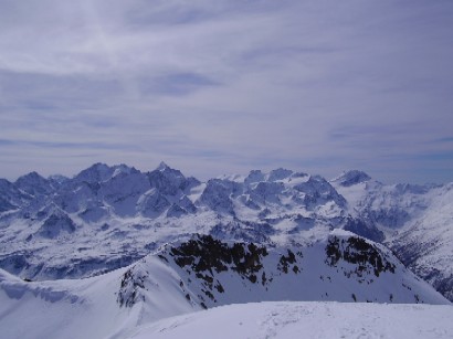 Cime viste dal Piz Lagrev.