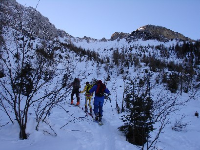 Il vallone che sale da Roncobello al Passo di Menna 2002 m.