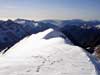 Dalla cima del Monte Masoni 2663 m, vista verso SW sulla Valle Brembana.