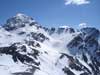 Il Piz Schumbraida 3124 m versante SW a dx il Monte Solena 2919 m.
