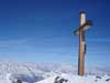 La croce di vetta  al Piz Platta 3392 m.