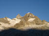 L'Ober Gabelhorn 4063 m a sx e la Wellenkuppe 3903 m a dx.