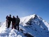 Autoscatto  sulla Cima di Moncale 2306 m, sullo sfondo il Monte Legnone 2609 m.