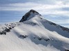 La Cima Presanella 3558 m versante W dalla sella Freshfield 3375 m.