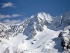 Dalla statale del Tonale il Monte Cercen 3280 m versante NW.