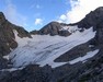 La Vedretta del Lupo presso il bivacco Corti 2509 m.