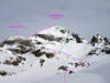 Il Mazzaspitze 3164 m versante SE.