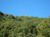 Il Campanile di Rasura visto dal fondo della Valle.