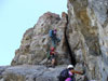 Un passaggio della ferrata