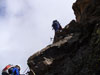 Passaggio della ferrata.