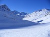 Guardando verso l'itinerario appena percorso, col Piz Alv sulla sinistra.