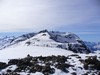 Dalla cima, il Piz Rosach e dietro il San Gian.