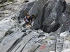 Passaggio difficoltoso ma attrezzato con catena fissa.