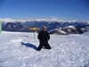 Domenico in posa sulla cima.
