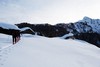 Salendo presso l'Alpe d'Assola 1761 m, a destra la cima d'Assola 2166 m.